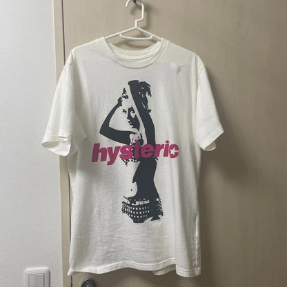 2025 Summer New High Quality HYSTERIC Printed Graphic T-shirts Men and Women Short Sleeved High Quality T-shirts Street Wear NovaCart