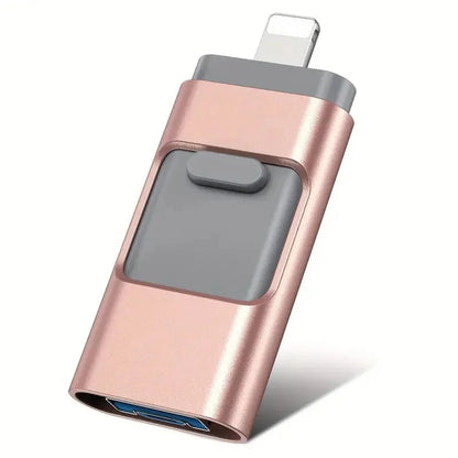 High-Speed Flash Drive for iPhone & Type-C & Android & PC, USB 3.0 External Drive, Memory Stick Photo Stick Thumb Drive PenDrive Pi-Mart
