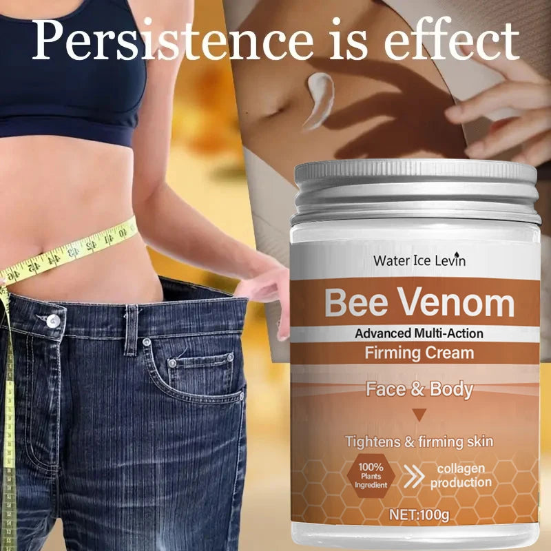 Bee Venom Firming Abdominal Cream - Plant-Based, Moisturizing and Moisturizing Contains Hyaluronic Acid Suitable for All Skin Types, Gentle for Sensitive Skin, Turmeric Skin Care NovaCart