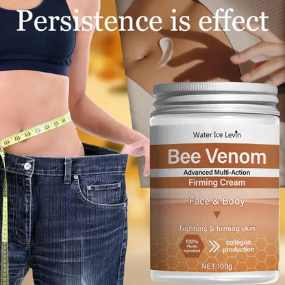 Bee Venom Firming Abdominal Cream - Plant-Based, Moisturizing and Moisturizing Contains Hyaluronic Acid Suitable for All Skin Types, Gentle for Sensitive Skin, Turmeric Skin Care NovaCart