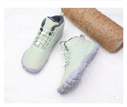 Snow Boots Men Winter Shoes Barefoot Ankle Boots 36-46 Couple Snow Shoes Outdoor Hiking Shoes Fur Warm Plush Boots NovaCart