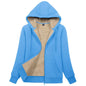 Sherpa-Lined Fleece Zip-Up Hoodie Jacket Women FitiqueFit