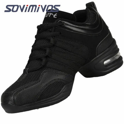 Women's Dance Shoes Soft Outsole Woman Breath Jazz Hip Hop Shoes Sports Sneakers Ladies Girl's Modern Jazz Dancing Shoes for Men NovaCart