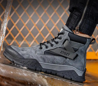 Safety protective shoes  thick-soled fashion breathable non-slip non-tired feet work shoes anti-smash anti-stabbing safety shoes NovaCart