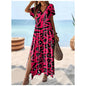 Hawaii Style Print Summer Lightweight Long Dresses