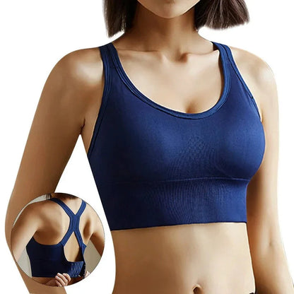 🖤 Women's Hollow Push-Up Sports Bra Tank Top FitiqueFit