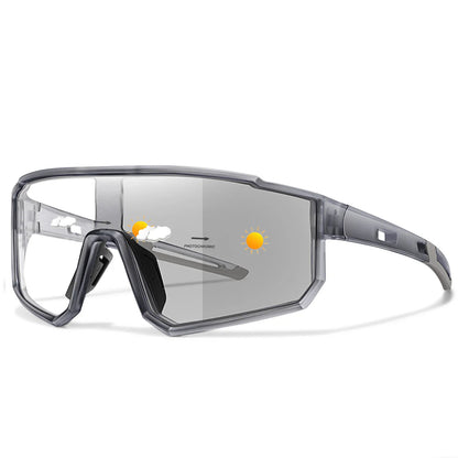 Fashion Brand Men Women Bicycle Photochromic Eyewear MTB Bike Fishing Running Cycling Sports Sunlasses Comfortable Goggles Pi-Mart