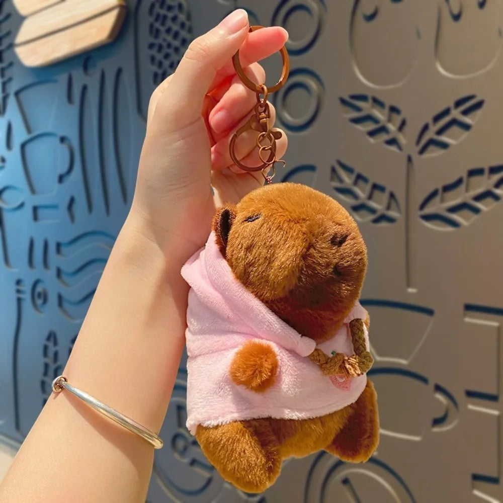 Cute Capybara Plush Toy Hoodie with Wings Simulation Doll Small Size Stuffed Animals Anime Fluffty Toy Birthday Party NovaCart