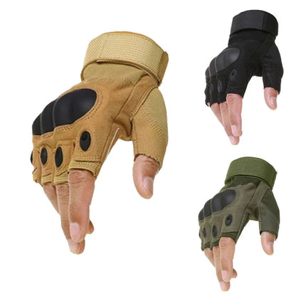 Half Finger Men's Gloves Outdoor Military Tactical Gloves Sports Shooting Hunting Airsoft Motorcycle Cycling Gloves Pi-Mart