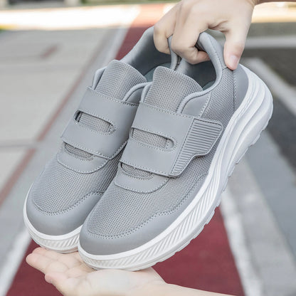Diabetic Shoes for Men Comfort Walking Shoes for Elderly Swollen Feet Orthopedic Adjustable Double Strap Hook and Loop Sneakers NovaCart