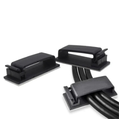 Cable Fixing Clip Cable Wire Sorting Buckle Chassis Organizer 19*47 Black and White Organizer Pi-Mart
