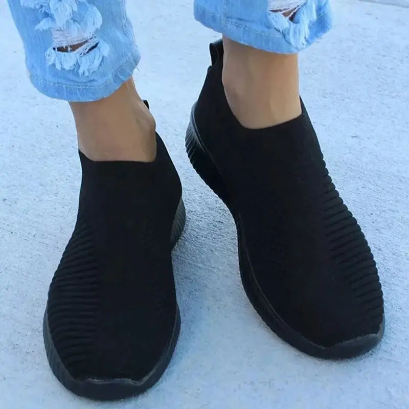 Women's Sneaker Slip On Women Sneakers Breather White Shoes Women Casual Sneaker Sports Shoes Comfortable Vulcanize Shoes Female NovaCart