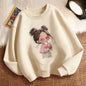 Hoodie Hip Hop Retro Girl Drink Juice Design Children's Sweatshirt Cute Hoody Girls Autumn Spring Casual Hoodies Pullover NovaCart