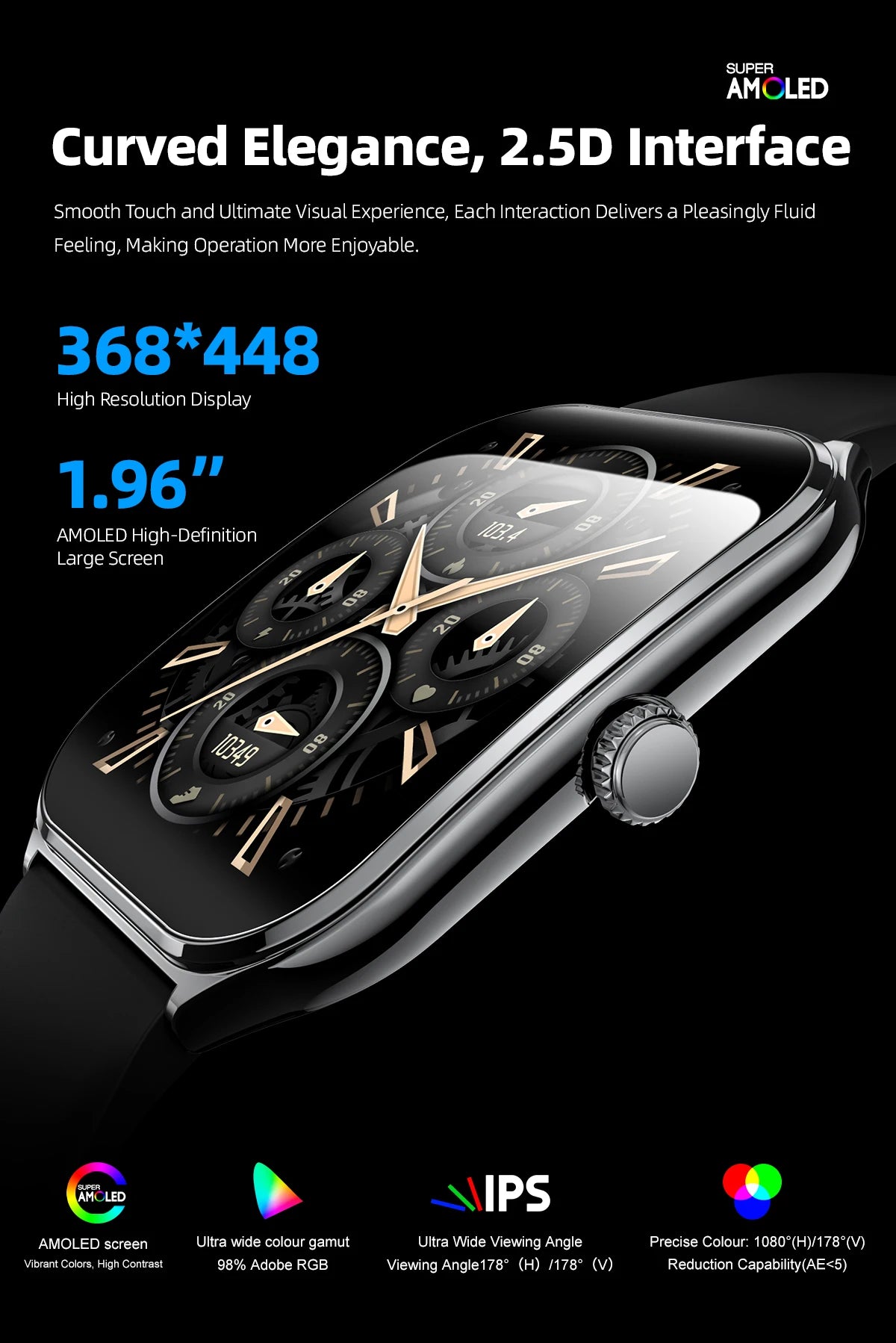 2026 New Smartwatch 1.96 inch Ultra-thin Bluetooth Call Health Monitor IP68 Waterproof 100 Sport Smart Bracelet For  Android iOS NovaCart