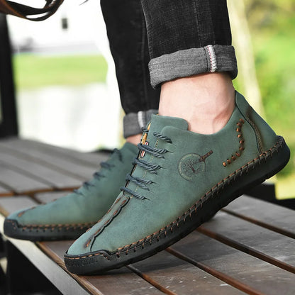 Hot Sale Comfortable Men's Casual Shoes Loafers Large Size Sneakers Quality PU Leather Handmade Shoes Men Flats Moccasins Shoes NovaCart