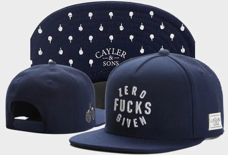 Skull Hand Snapback Hat – Flat Bill Adjustable Baseball Cap FitiqueFit