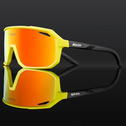 SCVCN Men bicycle Cycling Sunglasses Woman MTB road bike Driving Goggles Outdoor Sports running Glasses UV400 Hiking Eyewear Pi-Mart