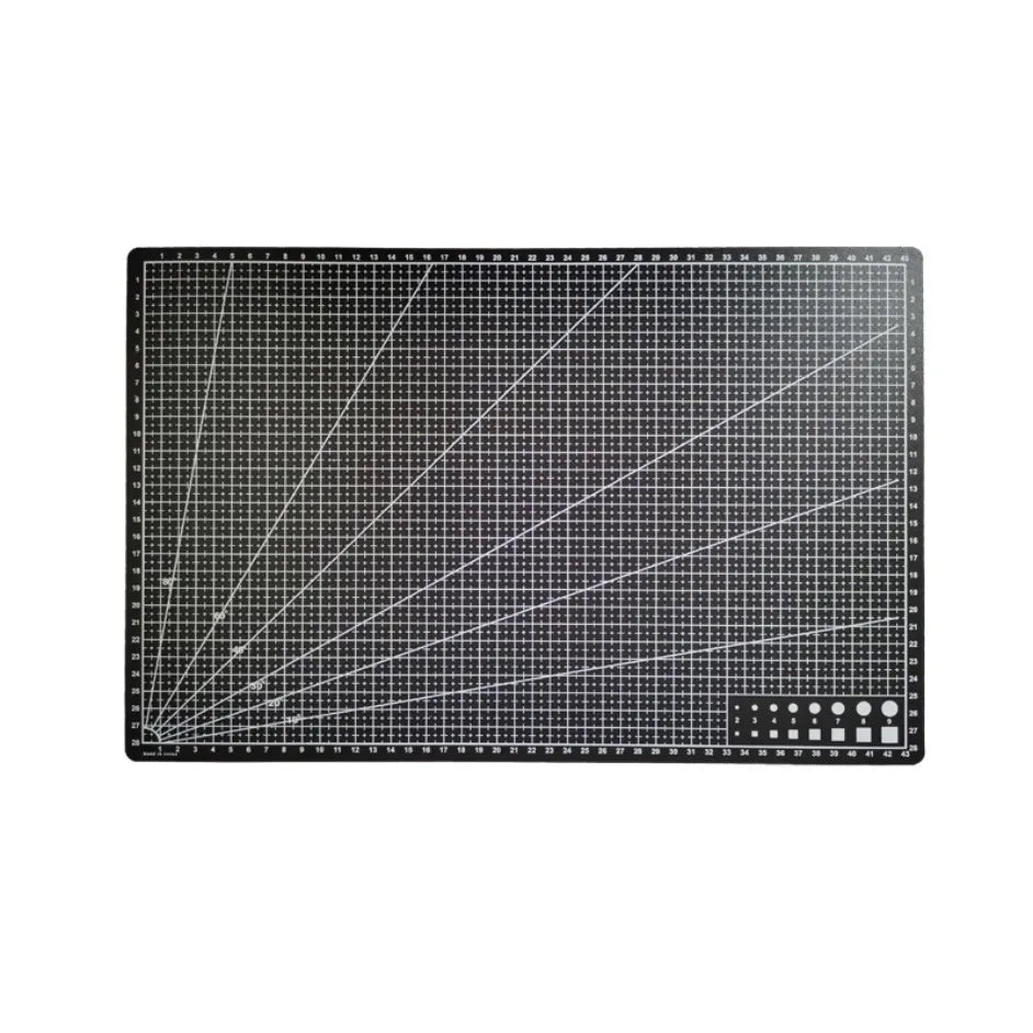 Process Anti Cutting Double-Sided Carving A3 Cutting Pad PVC Table Pad Leather Student DIY Process Self-Healing Pad 45×30x0.09cm Pi-Mart
