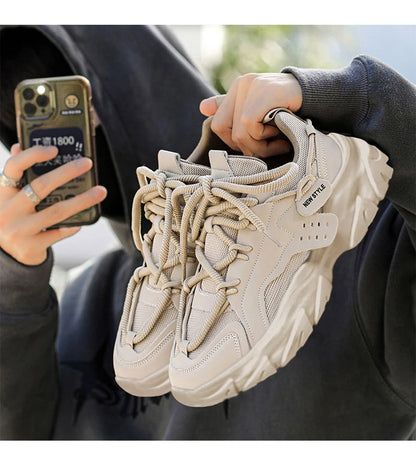 Men's Shoe Breathable Thick Soled Casual Sneakers Outdoor Running Four Seasons New Tennis Men Soft Soles Comfort Male Sneakers NovaCart
