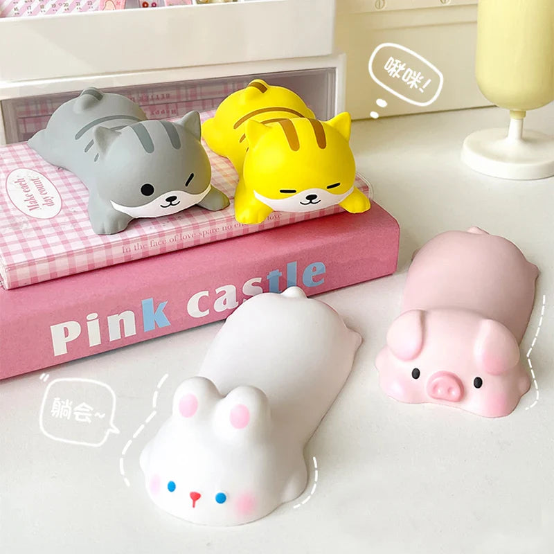 Cute Mouse Pad Keyboard Mouse Wrist Rest Support Girl Soft Computer Laptop Desk Mat Typing Protection Wrist Ergonomics Kawaii Pi-Mart