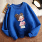 Hoodie Hip Hop Retro Girl Drink Juice Design Children's Sweatshirt Cute Hoody Girls Autumn Spring Casual Hoodies Pullover NovaCart
