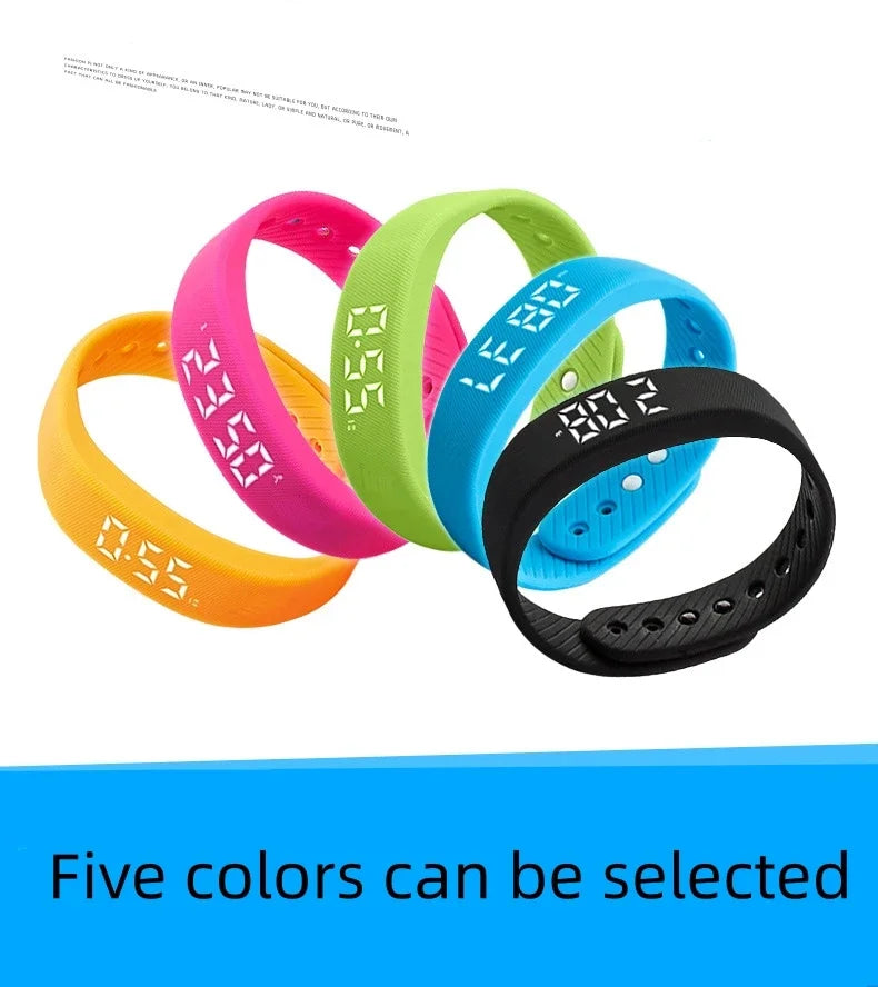 LED Digital Smart Bracelet Vibrating Alarm Clock Waterproof Clock SmartPursue™