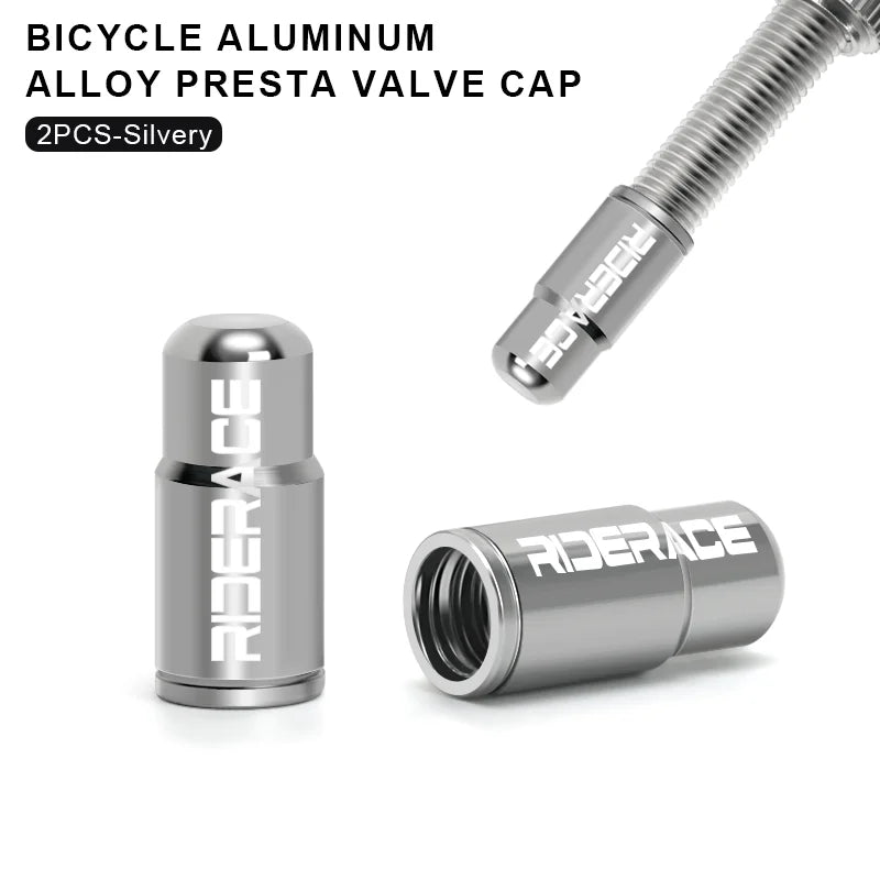 2/4/10Pcs Bicycle Tire Valve Cap Dustproof Lightweight Aluminum Alloy MTB Road Bike Tube Tyre Gas Nozzle Cover For FV Presta Pi-Mart