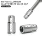 2/4/10Pcs Bicycle Tire Valve Cap Dustproof Lightweight Aluminum Alloy MTB Road Bike Tube Tyre Gas Nozzle Cover For FV Presta Pi-Mart