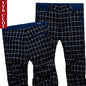 Checked pants for man Black Casual Pants Men Trousers Streetwear Mens linen Pants Slim Fit Male Plaid Pant men\'s Check Pants NovaCart