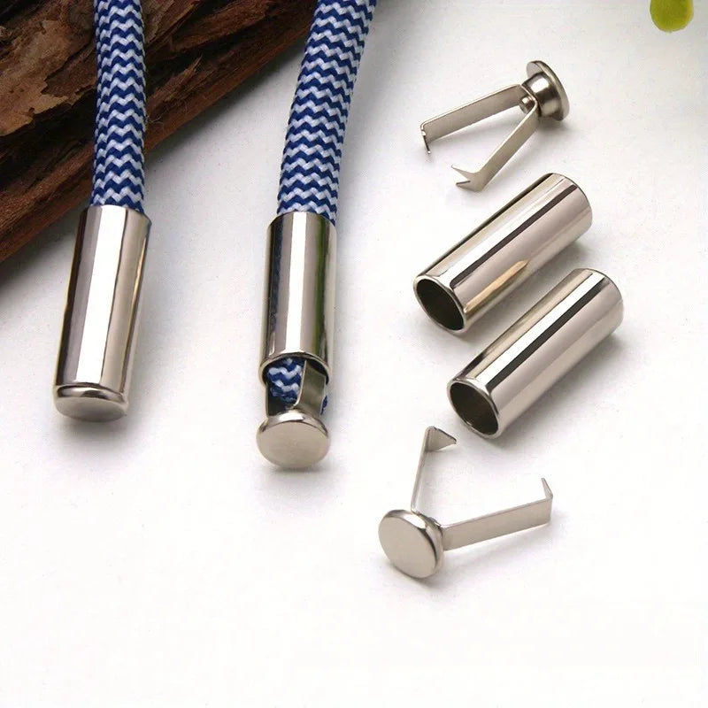 10pcs Heavy Duty Cord Locks Adjustable Metal Clips Secure Fastening for Shoelaces Bags Hoodies DIY Crafts Organizing Cables NovaCart