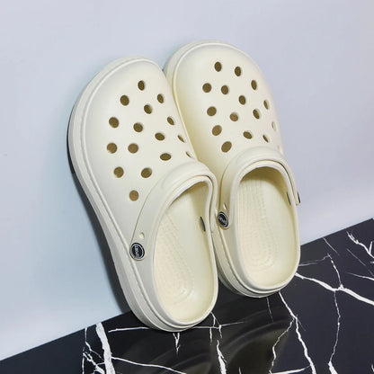 Beach Shoes Men's Summer Ligtweight EVA Trend Home Sandals Clogs Shoes Men Baotou Slippers Outdoor Students Comfortable Sandals NovaCart