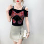M-3XL Summer European Women's Clothes High Quality T-Shirt Luxury Hot Diamonds Design Slim Tees Sexy Girls Streetwear Tops NovaCart