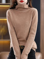 New 100% Merino Wool Turtleneck Cashmere Sweater