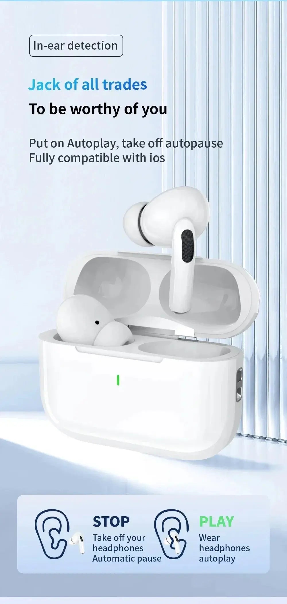 Air Pro True Wireless Bluetooth Earphones featuring HiFi Sound Low Latency Noise Reduction Earbuds for iPhone Android Hot sales NovaCart