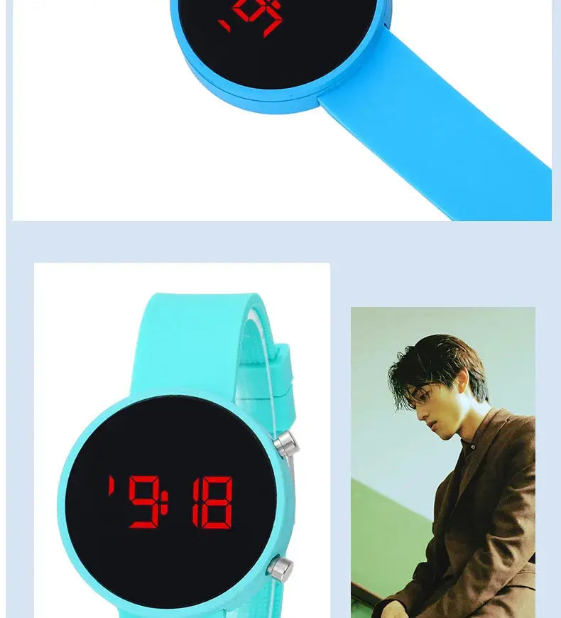 Fashion Digital Watch for Women Simple Men's LED Wrist Watch  Silicone Strap Casual Sports Ladies Watch Clock Gift Reloj Mujer NovaCart