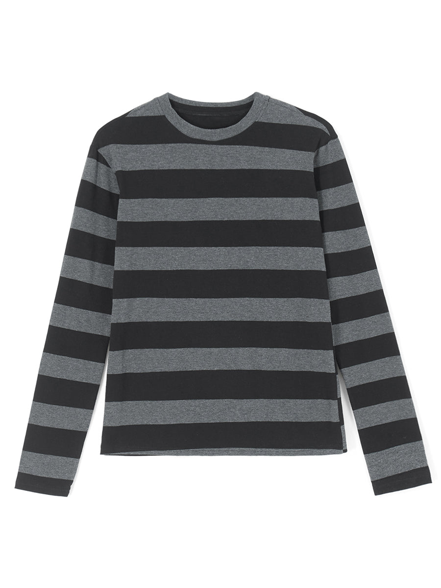 Women Teen Girls Fairy Grunge Y2k Long Sleeve Baggy Shirt Tops Striped Baby Tees Vintage Streetwear T-Shirt Autumn Clothes NovaCart