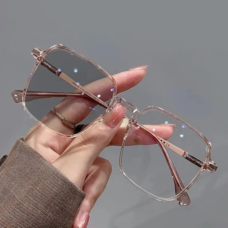 Photochromic Anti Radiation Glasses Metal Eyeglass For Woman Men NovaCart