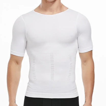 Men Weight Loss Shapewear T-Shirt Body Shaper Slimming Compression Shirts Gynecomastia Undershirt Waist Trainer Muscle Tank Tops NovaCart