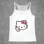 Y2K Hello Kitty Crop Top – Emo Girls Vintage Punk Tank FitiqueFit