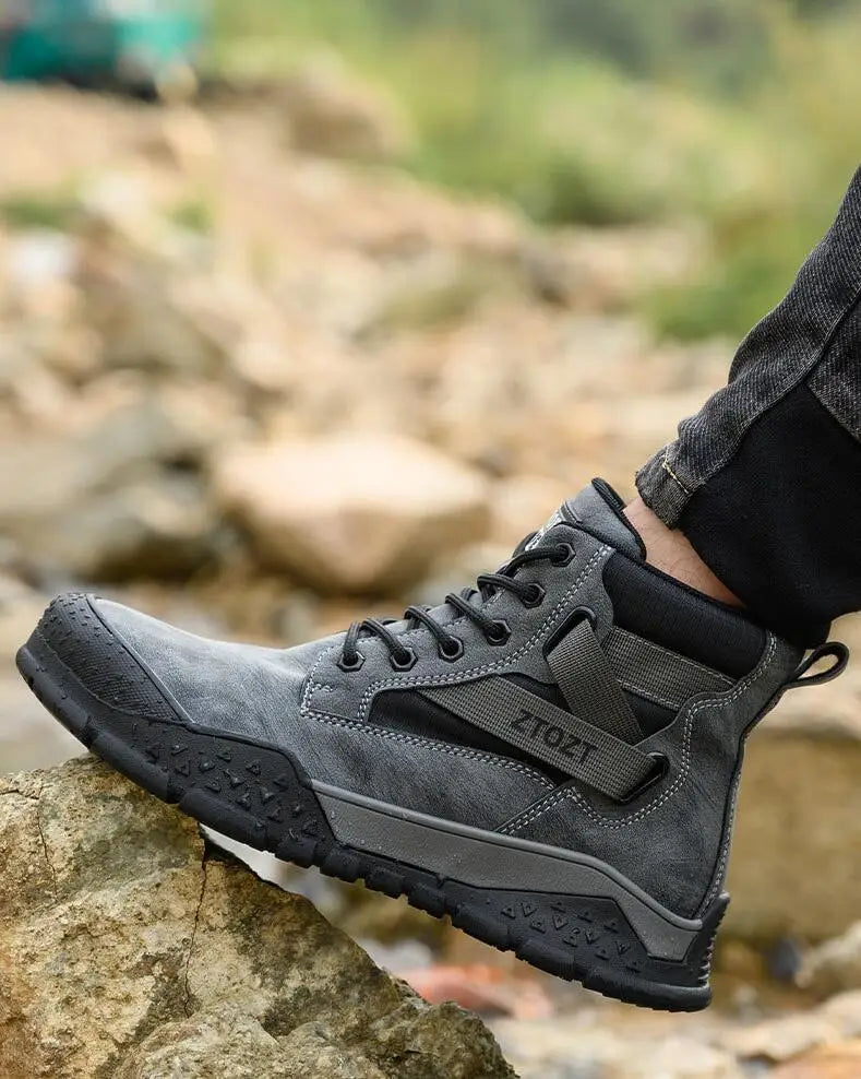 Safety protective shoes  thick-soled fashion breathable non-slip non-tired feet work shoes anti-smash anti-stabbing safety shoes NovaCart