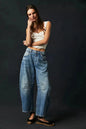 Women’s Elastic Waist High Waisted Jeans FitiqueFit