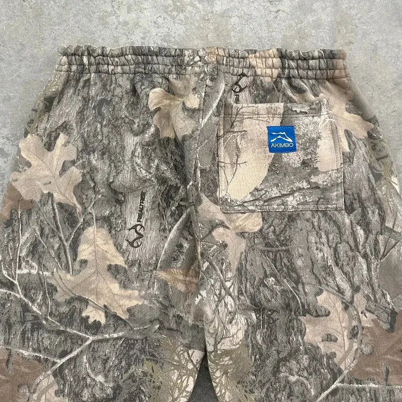 Y2K Retro SweatPants Camouflage Pattern Print Streetwear Men harajuku Street Hip Hop Unisex Oversized Casual Camo Baggy Trousers NovaCart