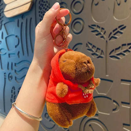 Cute Capybara Plush Toy Hoodie with Wings Simulation Doll Small Size Stuffed Animals Anime Fluffty Toy Birthday Party NovaCart