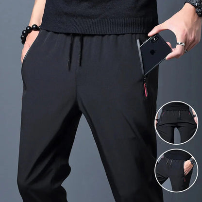 Slim Fit Stretch Jogger Pants with Elastic Waist FitiqueFit
