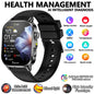 2026 New Model Uric Acid & Lipid Health Analysis Smart Watch Men ECG+PPG Bluetooth Call 2.01-inch Flashlight Smartwatch Women NovaCart