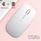 Bluetooth 5.0 Wireless Mouse Ultra Slim Portable Silent Ergonomic for Laptop Tablet PC MacBook Phone Adjustable DPI Ergonomic Pi-Mart
