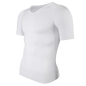 Men's Short Sleeve Compression T-Shirt V-neck Shapewear Tummy Control Flat Belly Tank Top Fitness Workout Slimming Body Shaper NovaCart