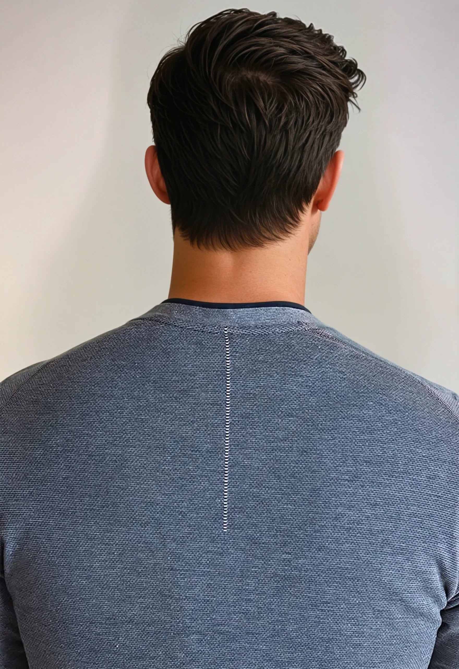 Seamless V-Neck Pullover Shirt Buki
