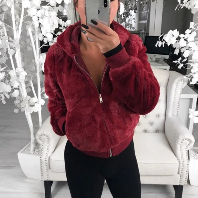 Hoodies Women Clothing Streetwear 2025 Autumn Winter Spring New Fashion Versatile Casual Solid Long Sleeves Coat for Female NovaCart