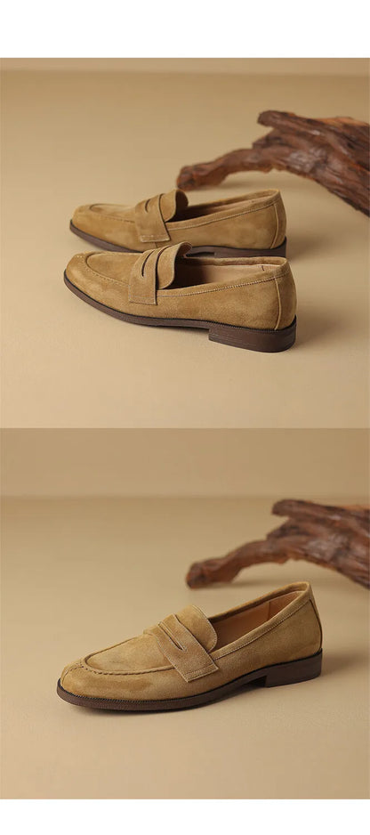 Shoes for Women 2024 Summer Brown Casual Flats Ladies Shoe Fashion Suede Loafers Soft Sole Non-Slip Feminino Zapatos Mujer NovaCart
